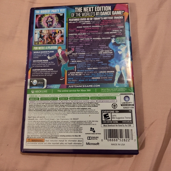 Vintage XBOX 360 Just Dance - Picture 4 of 4
